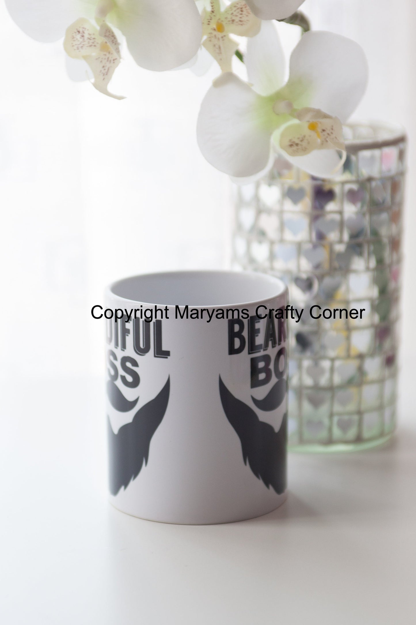 Bearded Boss mug, Ideal for that bearded man in your life, Great Eid or Birthday present