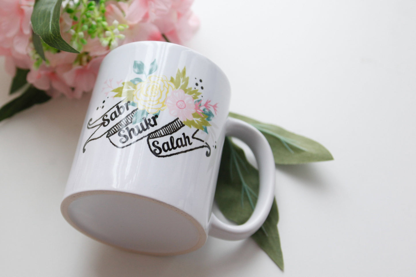 Eid Gift Sabr Shukr Salah Mug ideal for Eid, birthday gift