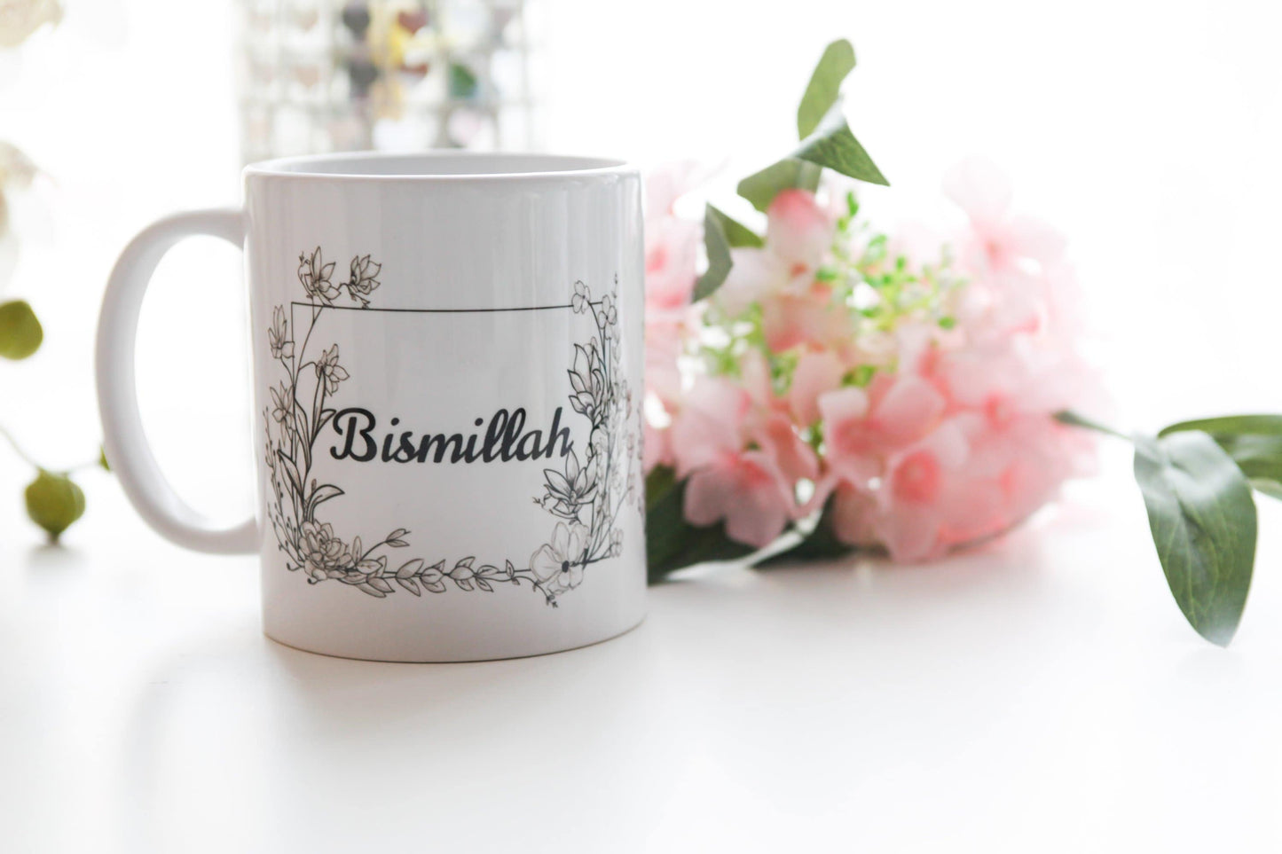 Islamic Mug, Bismillah Mug, Muslim Mug, Eid Mug, Personalised Mug, Arabic Mug, Muslimah Mug, Arabian Mug, Ramadan Mug, Coffee Tea Mug