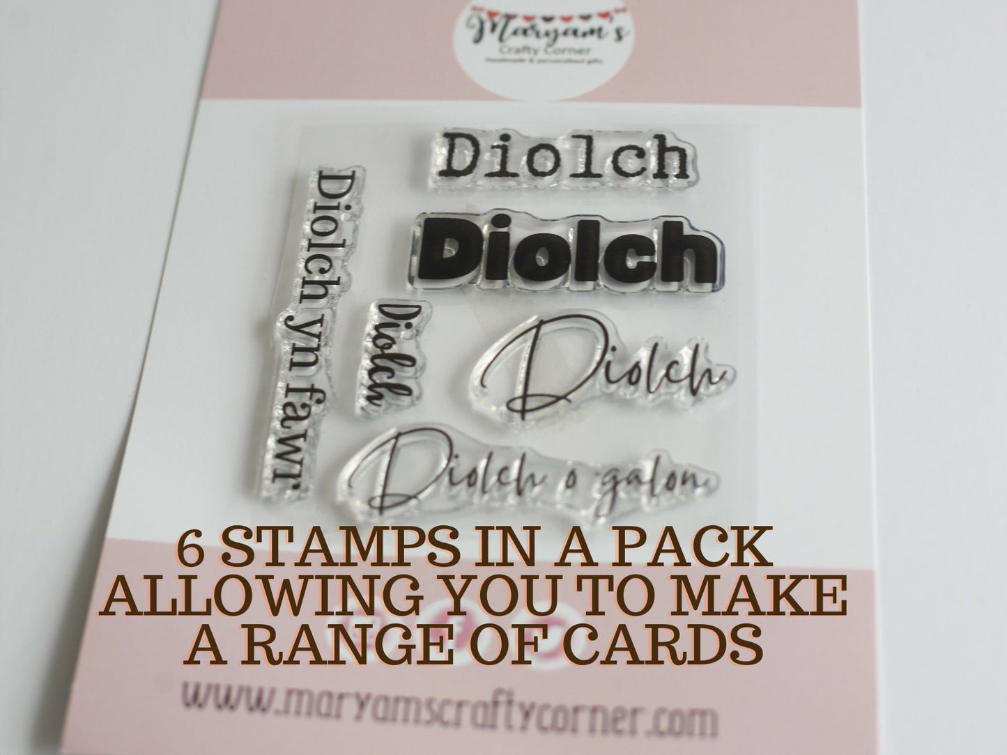 Welsh, Cymraeg, Diolch Yn Fawr, Diolch o galon, stamps for welsh card making and designing your own gift tags, tissue paper