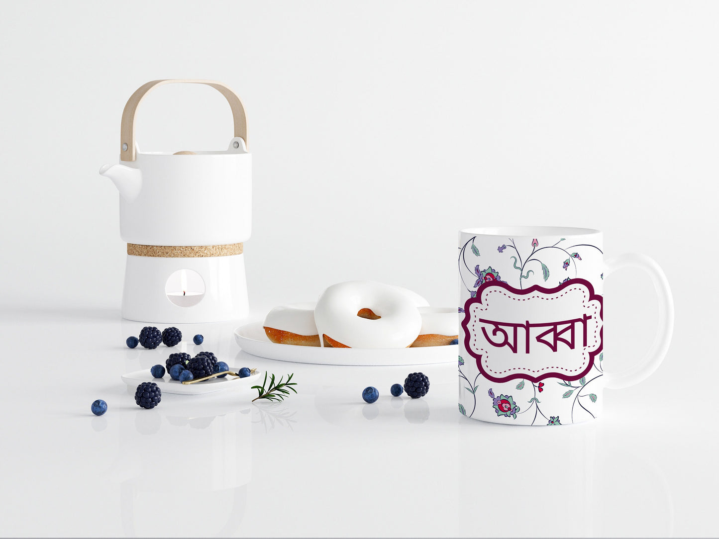 Amma or Abba bangla mugs, perfect Eid mugs, Mothers day gift for mum or anniversary gift for parents. Individual Bangla mug or set of bangla