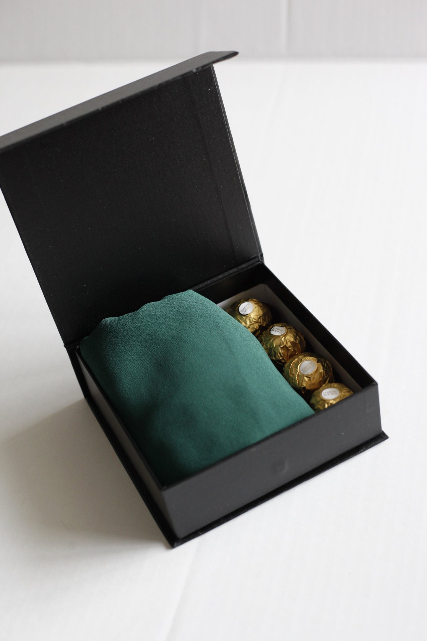 Beautiful Hijab gift box with chocolates, Eid Gift box with hijab set, Chiffon Hijab, chocolates, and bath salt bundle Eid gift for Eid